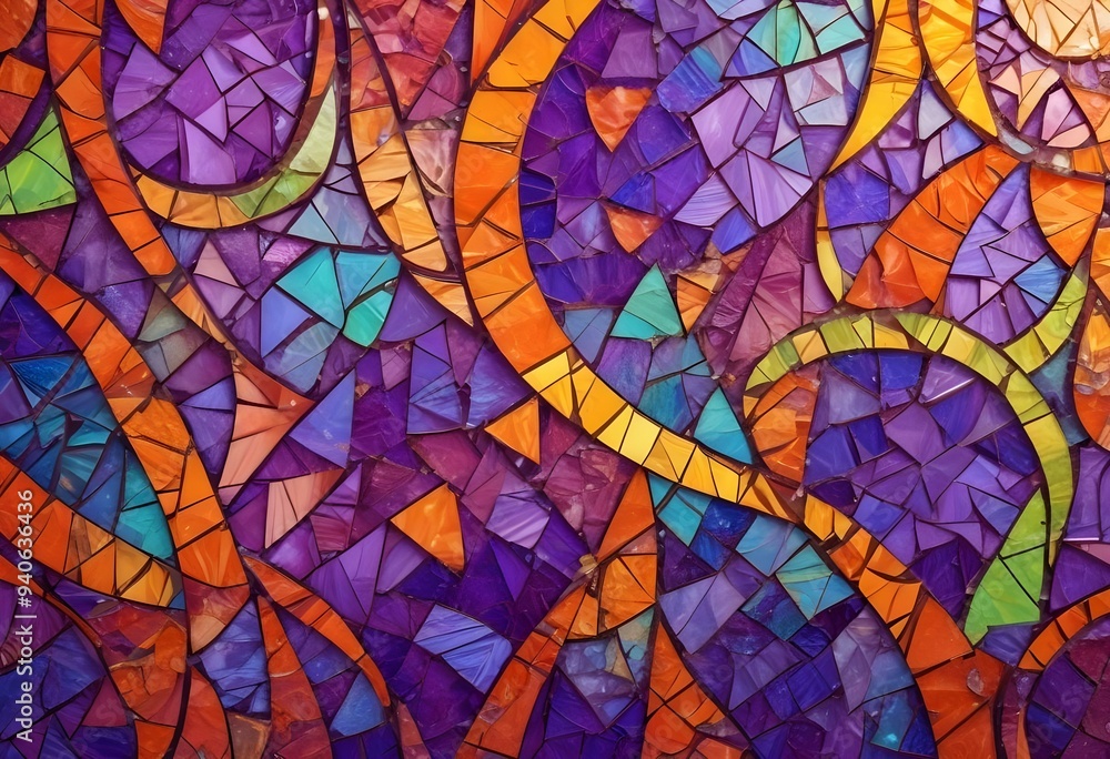 colorful mosaic glass background colorful mosaic glass background
