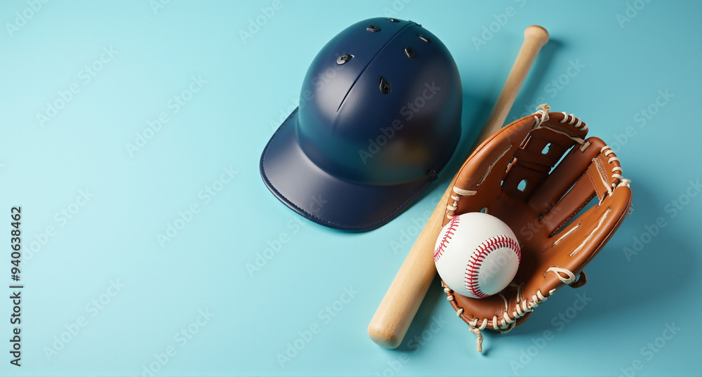 baseball bat and ball