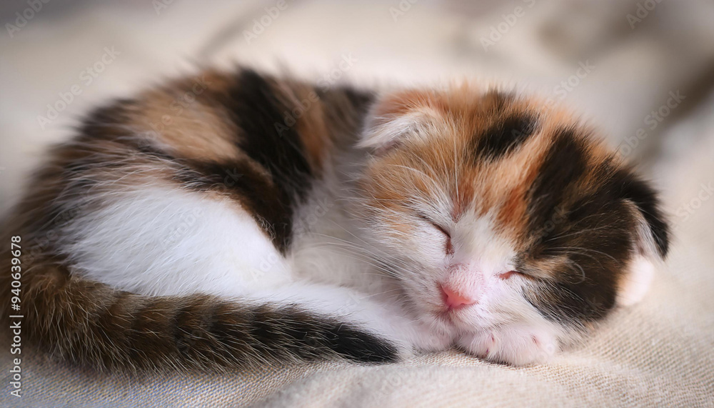 眠る子猫 休息 休憩 眠る子猫 休息 休憩