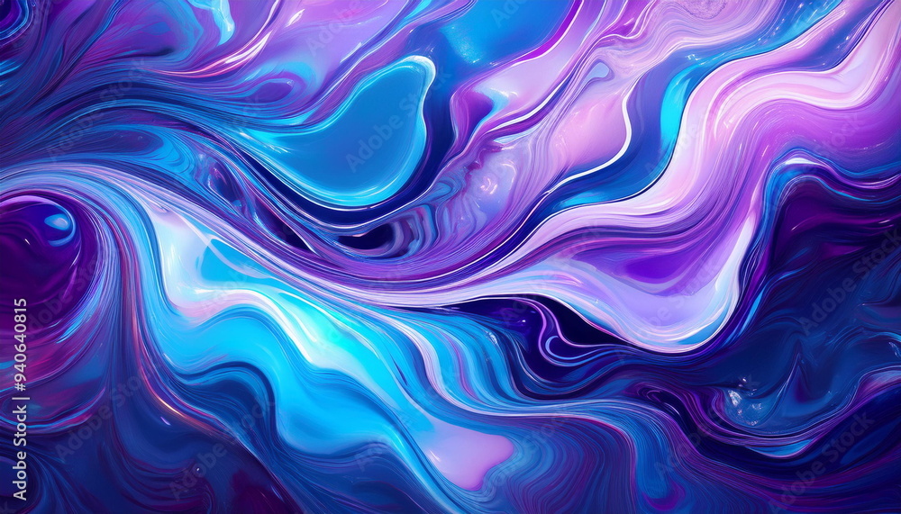 abstact paint color of blue and purple abstact paint color of blue and purple