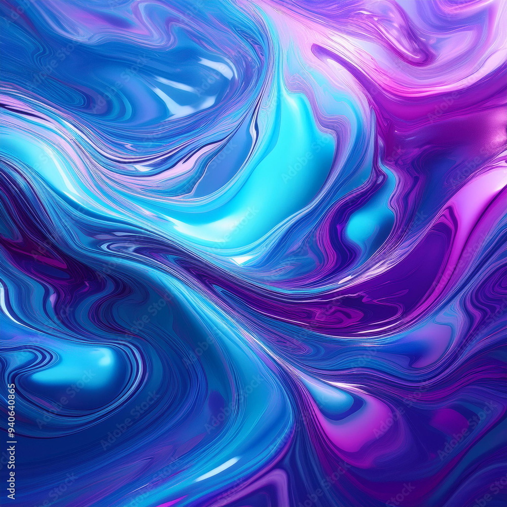 Naklejka premium abstact paint color of blue and purple
