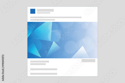 Social media LinkedIn page mockup template