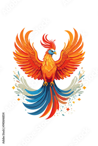 Mythological Pheonix Vector
