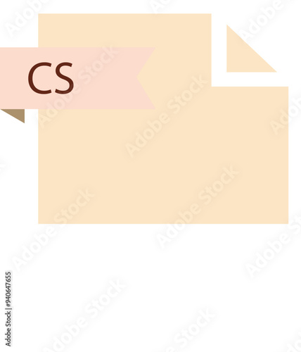 CS  File format icon roe color fill