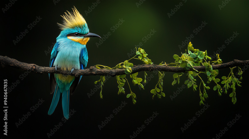 Obraz premium blue and yellow macaw bird