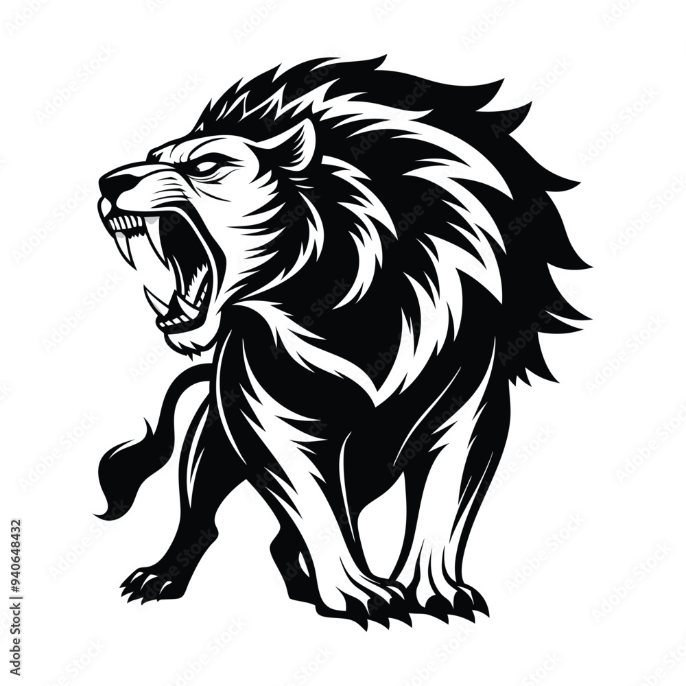 lion silhouette vector lion silhouette vector