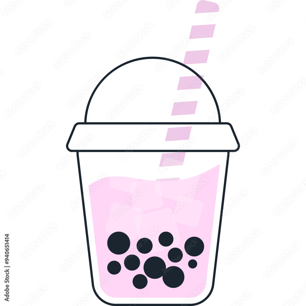 Boba Drink Illustration Boba Drink Illustration