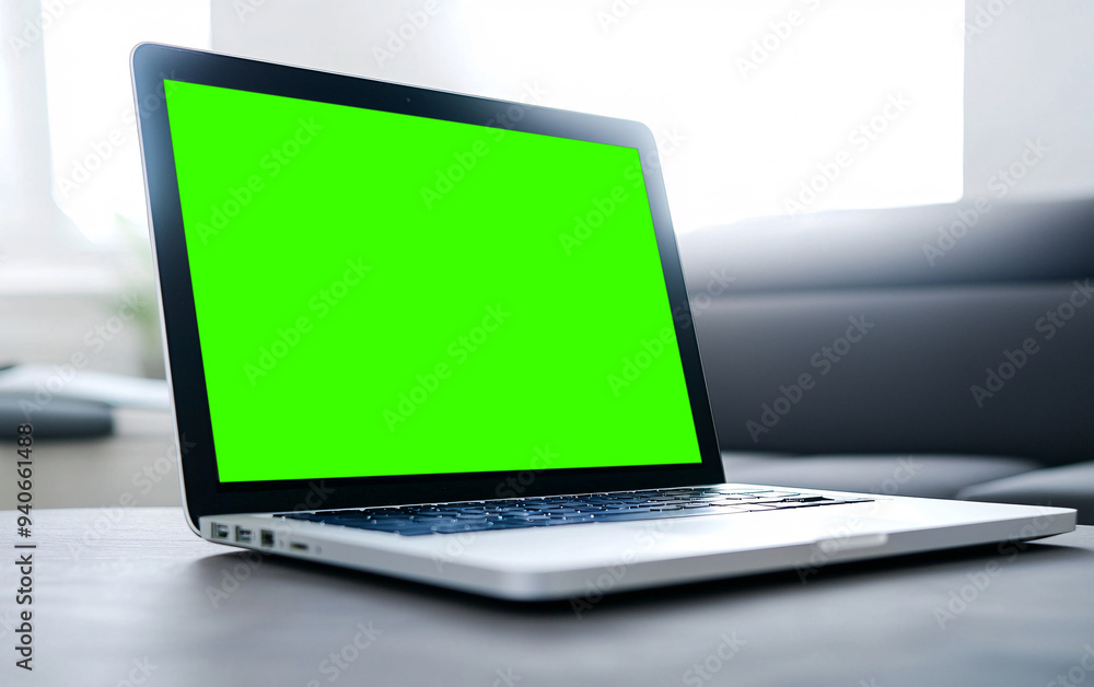 custom made wallpaper toronto digitalComputer laptop green screen technology with free copy space
