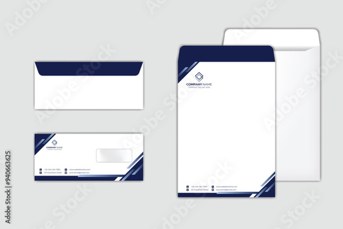 corporate envelope design set