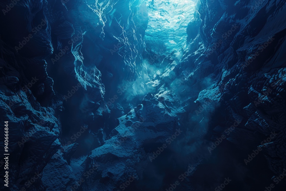 Obraz premium Abyss. Abstract environmental backgrounds for your design