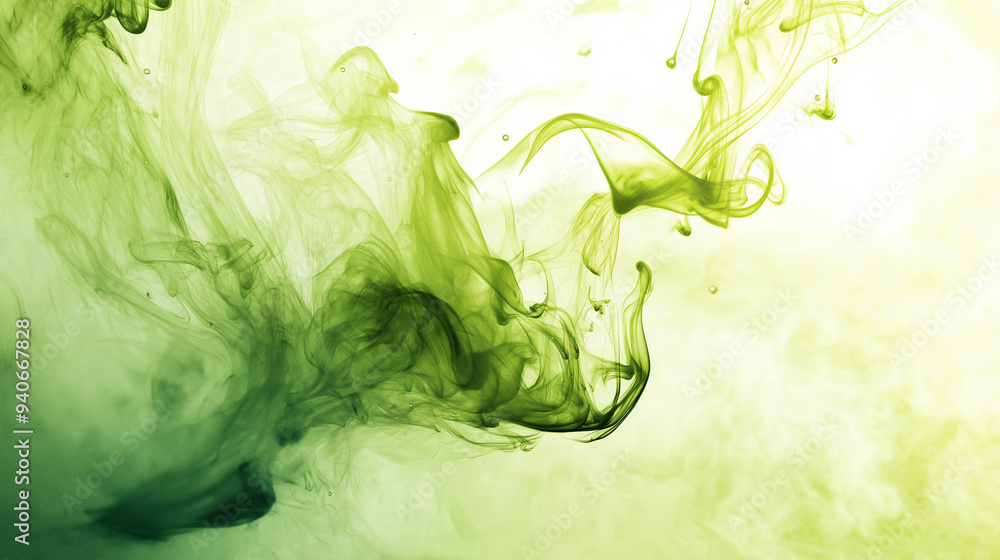 abstract lime green ink storm artwork, abstract illustration of ink flowing in the clear water, creating an abstract design with fluid shapes and splashes of color abstract lime green ink storm artwork, abstract illustration of ink flowing in the clear water, creating an abstract design with fluid shapes and splashes of color