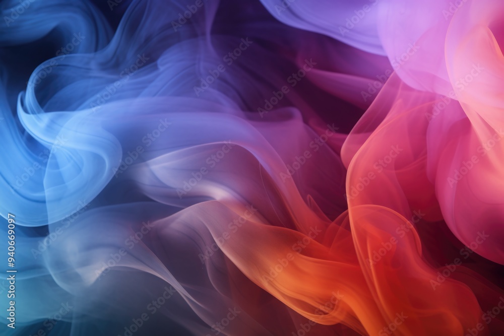 Atmospheric Smoke Abstract Color Background. Atmospheric Smoke Abstract Color Background.