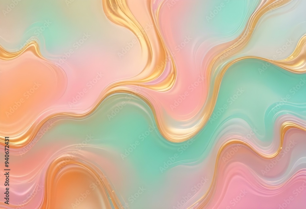 Obraz premium Colorful abstract iridescent background