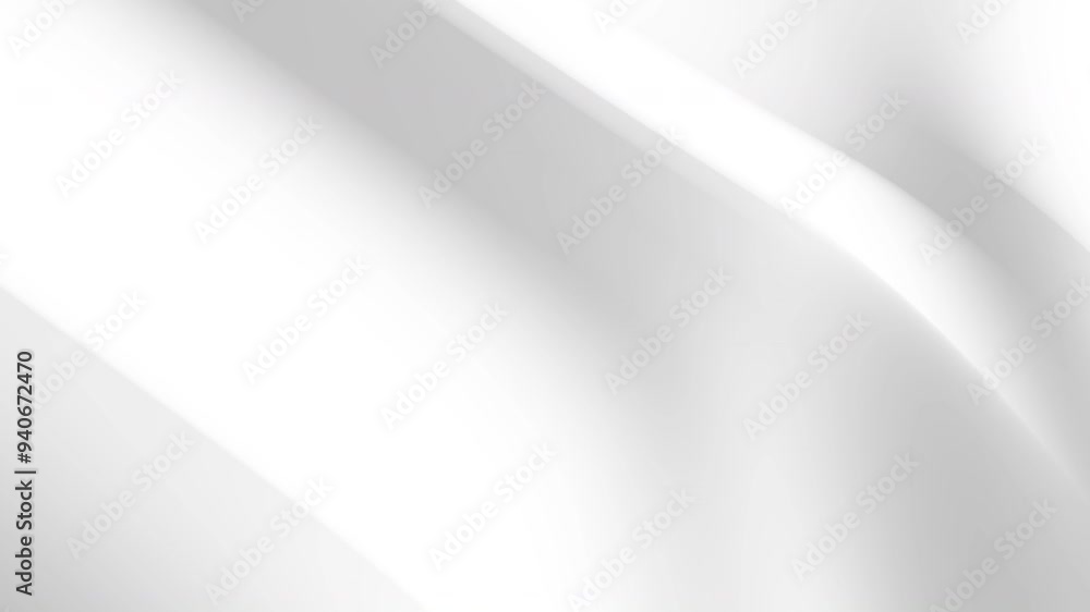 Grey white smooth wavy abstract motion gradient background 4k resolution. Suitable for dynamic and modern design projects.