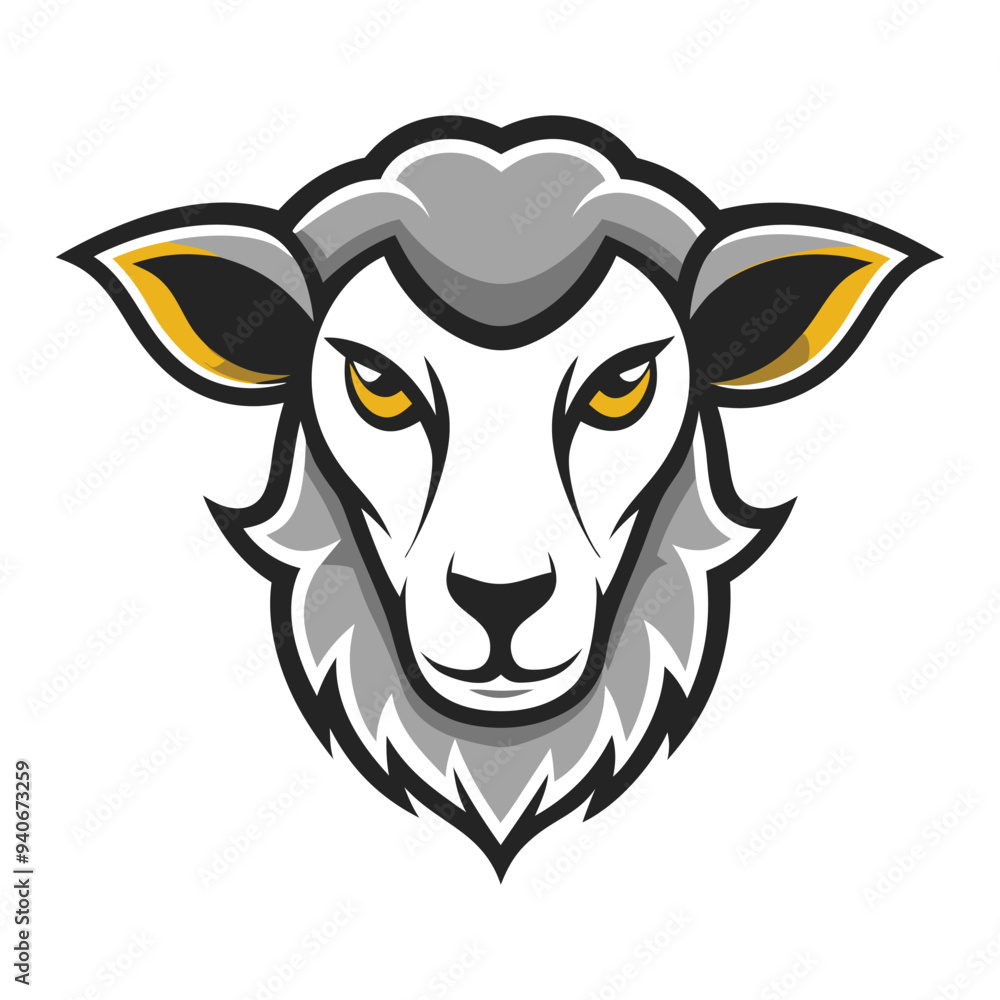 modern Animal head logo modern Animal head logo