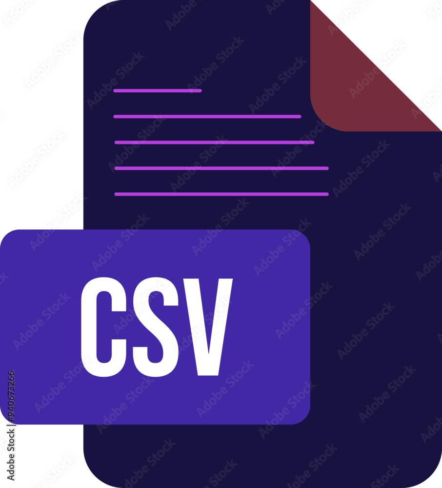 CSV ip icon black & grey fill with symbol CSV ip icon black & grey fill with symbol