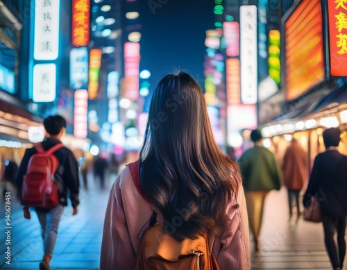 people walking in the city