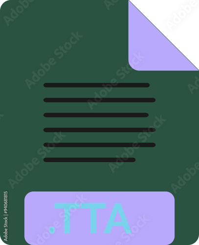 TTA File icon minimal photo