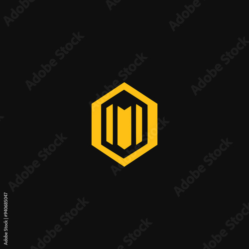 letter M crypto startup company logo vector illustration template design