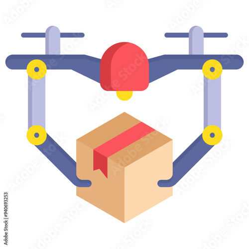 Drone Delivery Icon