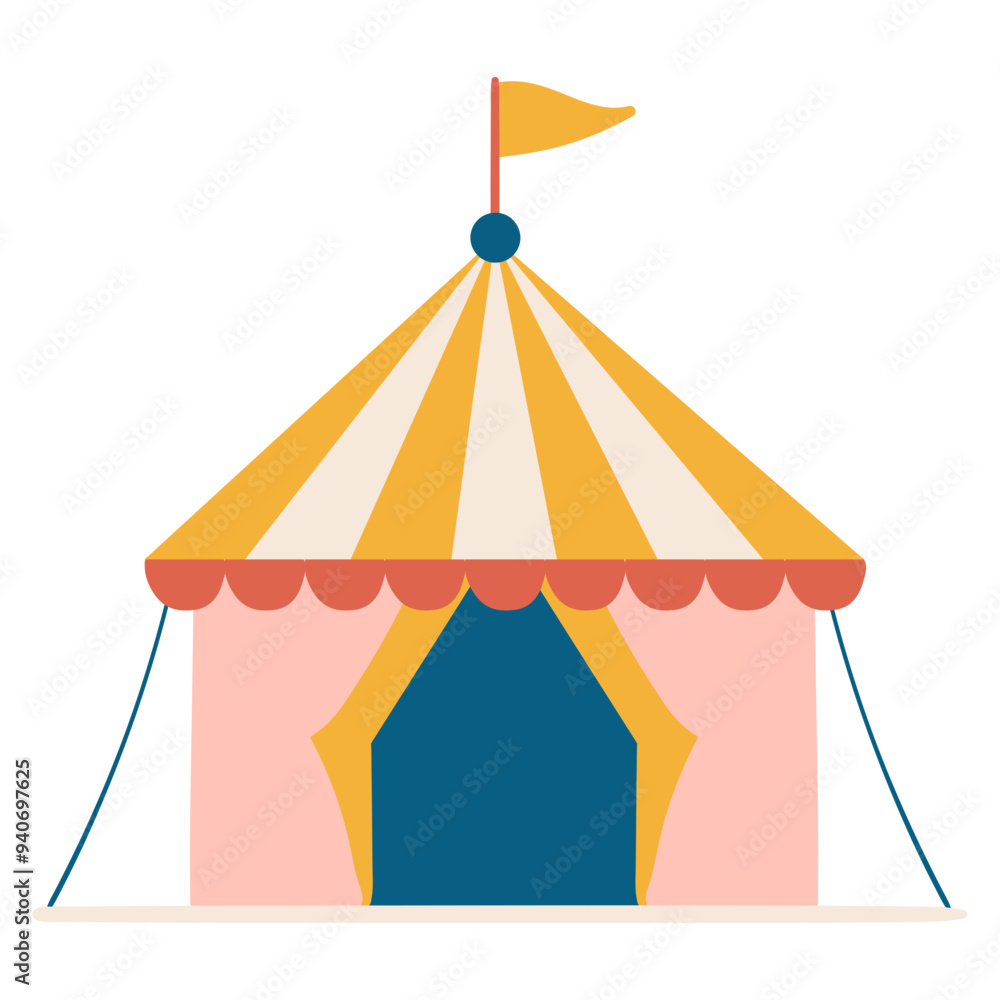 Amusement Park Element Illustration Amusement Park Element Illustration