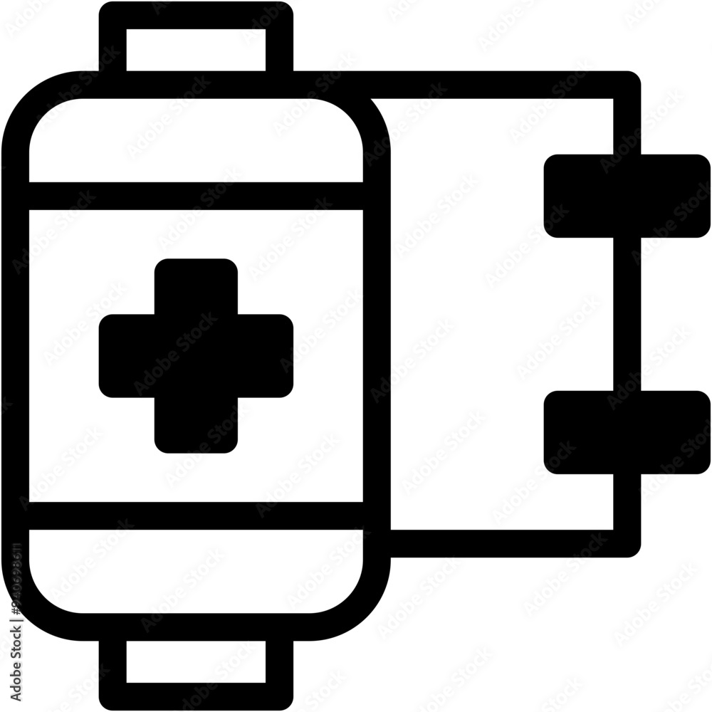 Bandage Roll, Healthcare And Medical, Gauze, Medical Equipment Icon Bandage Roll, Healthcare And Medical, Gauze, Medical Equipment Icon