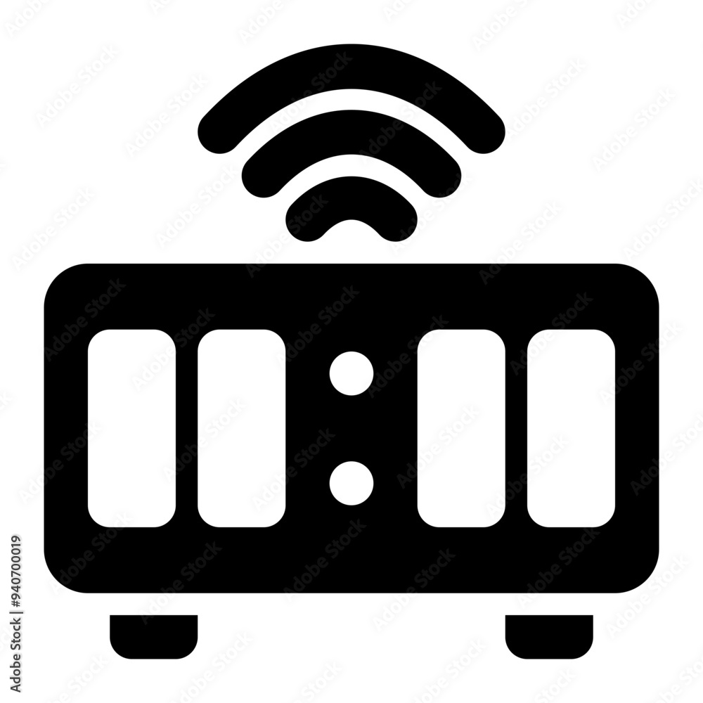 smart alarm, desk clock, digital clock, smart clock, alarm clock, smart home, home automation solid or glyph icon smart alarm, desk clock, digital clock, smart clock, alarm clock, smart home, home automation solid or glyph icon
