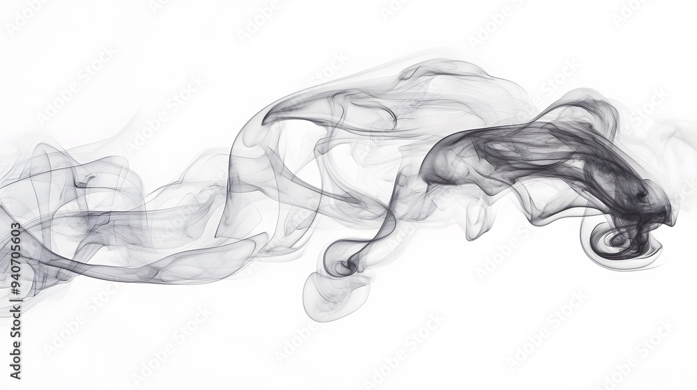 Floating Smoke Swirls: Ethereal smoke swirls in various patterns, floating gracefully against a pure white background.
Floating Smoke Swirls: Ethereal smoke swirls in various patterns, floating gracefully against a pure white background.