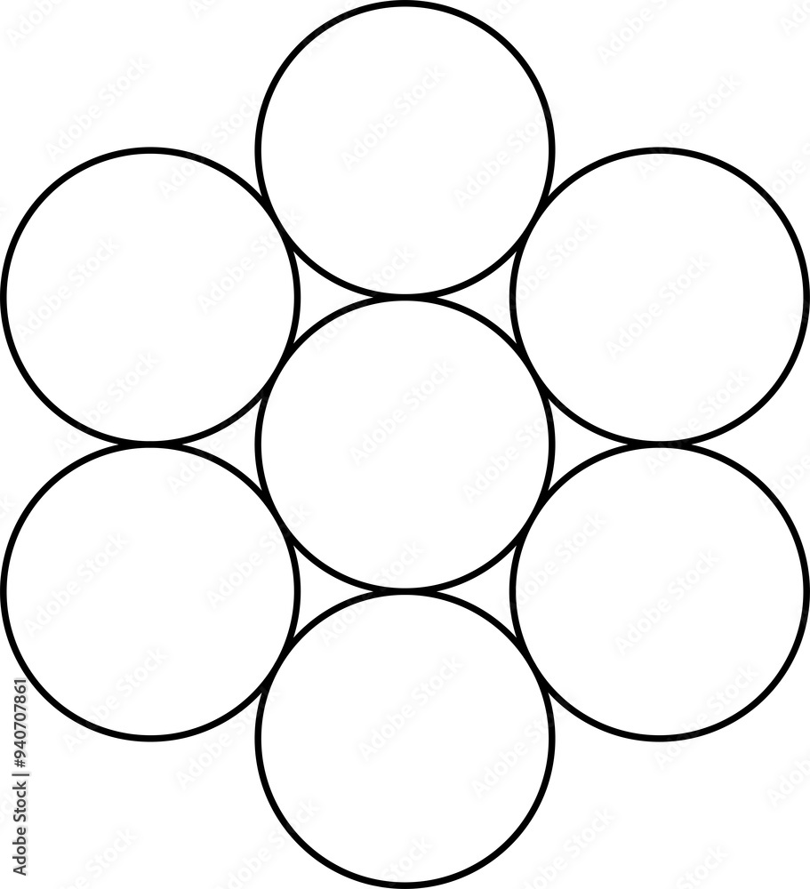 Egg of life symbol isolated on white background. Sacred geometry symbol concept. Egg of life symbol isolated on white background. Sacred geometry symbol concept.