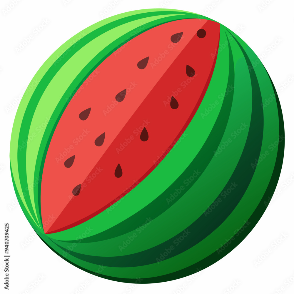 A Sliced Watermelon With Visible Red Flesh and Seeds A Sliced Watermelon With Visible Red Flesh and Seeds