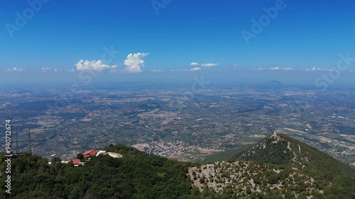 Monte Gennaro, in the Province of Rome, Lazio, Italy. photo