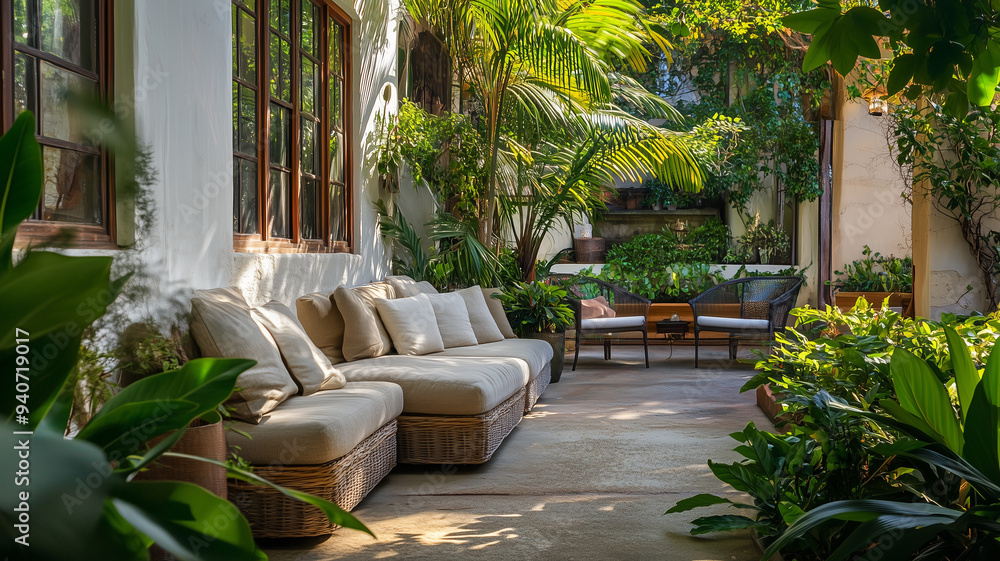 Obraz premium outdoor patio ,