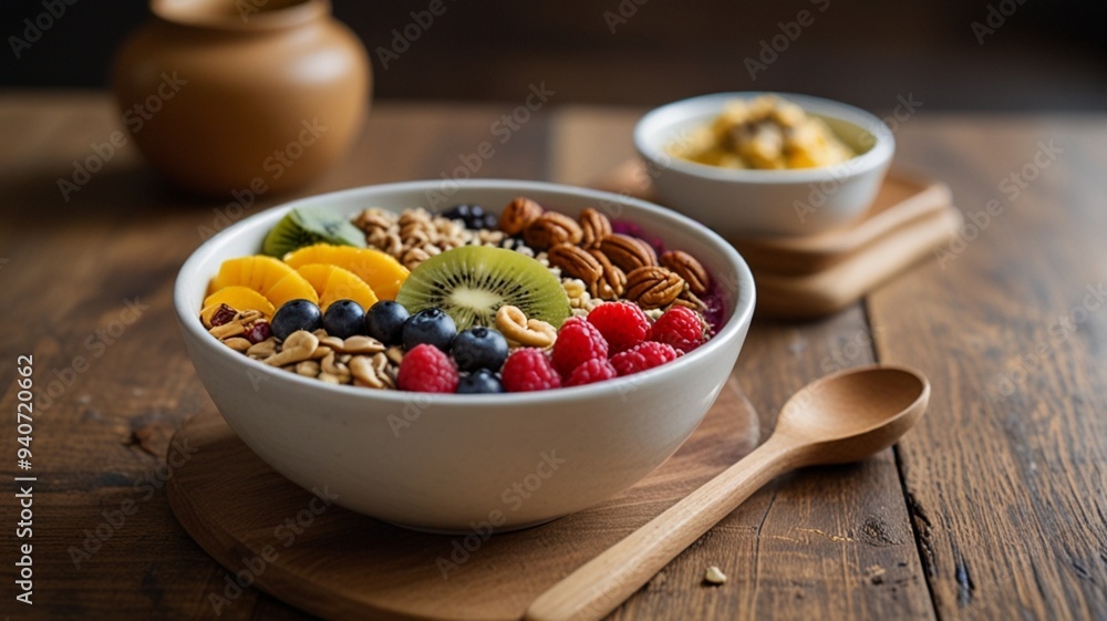 muesli with fruits muesli with fruits