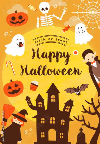 ハロウィン背景素材_18