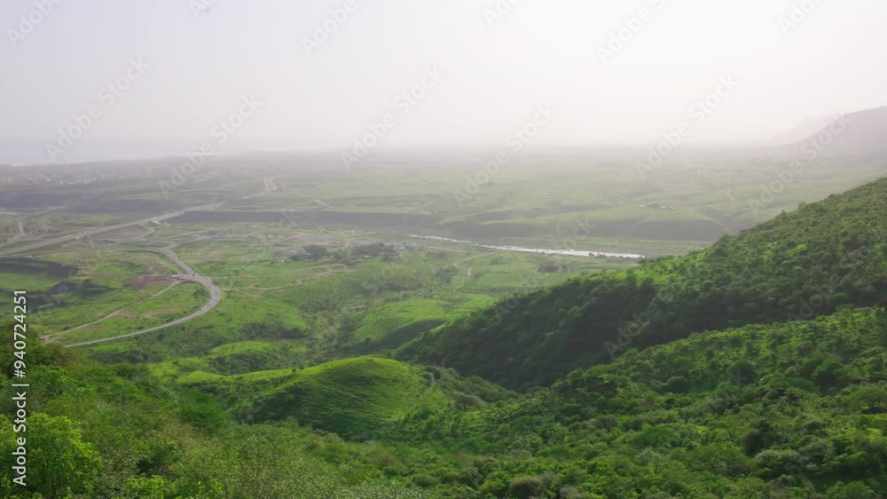 Road Top View from Wadi Darbat at salalah (Dhofar) Road Top View from Wadi Darbat at salalah (Dhofar)
