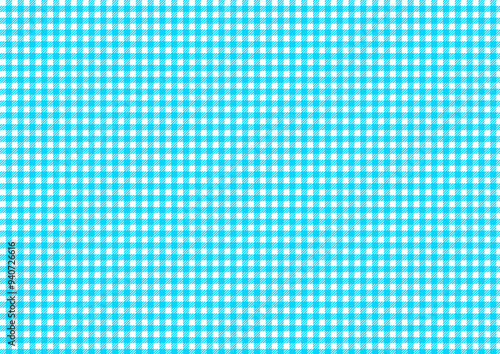 水色のシェパードチェックの背景素材（細め）