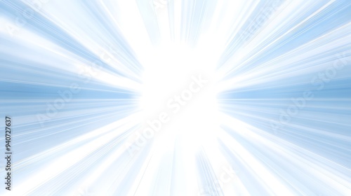 Starburst Effect: A radiant starburst effect with light beams shooting outward, perfectly centered on a white background. 