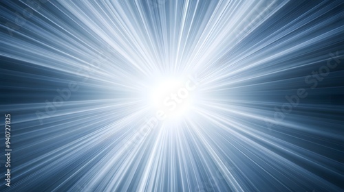 Starburst Effect: A radiant starburst effect with light beams shooting outward, perfectly centered on a white background. 