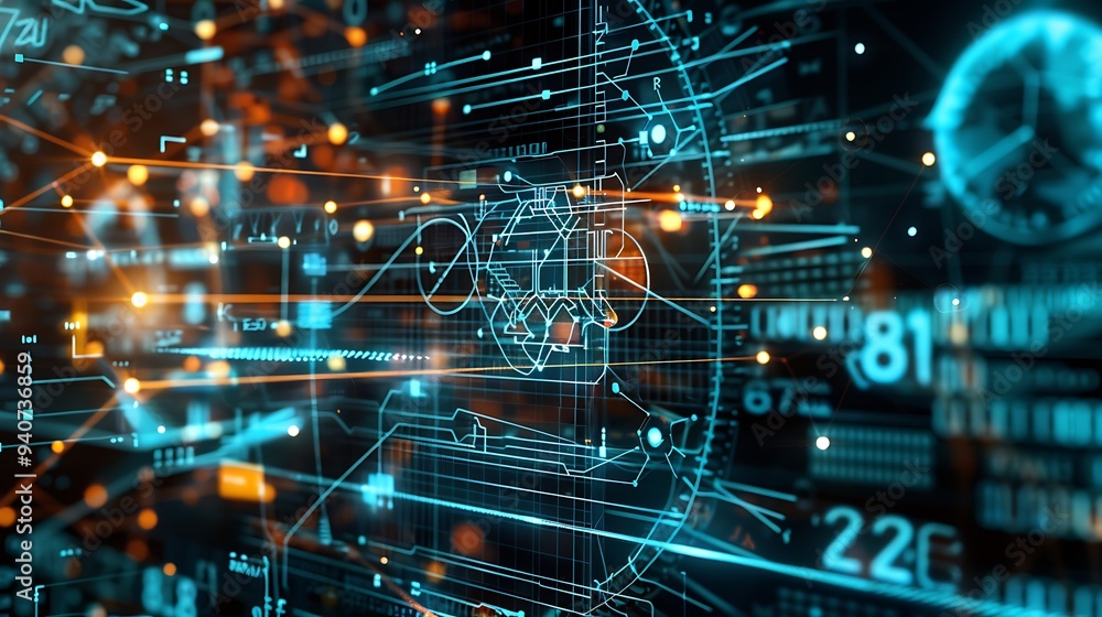 Representation of a science and algebra concept, with mathematical equations and scientific symbols overlaid on a digital screen, captured in realistic HD quality Representation of a science and algebra concept, with mathematical equations and scientific symbols overlaid on a digital screen, captured in realistic HD quality