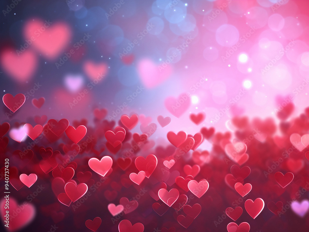 Valentines hearts abstract background Valentines hearts abstract background