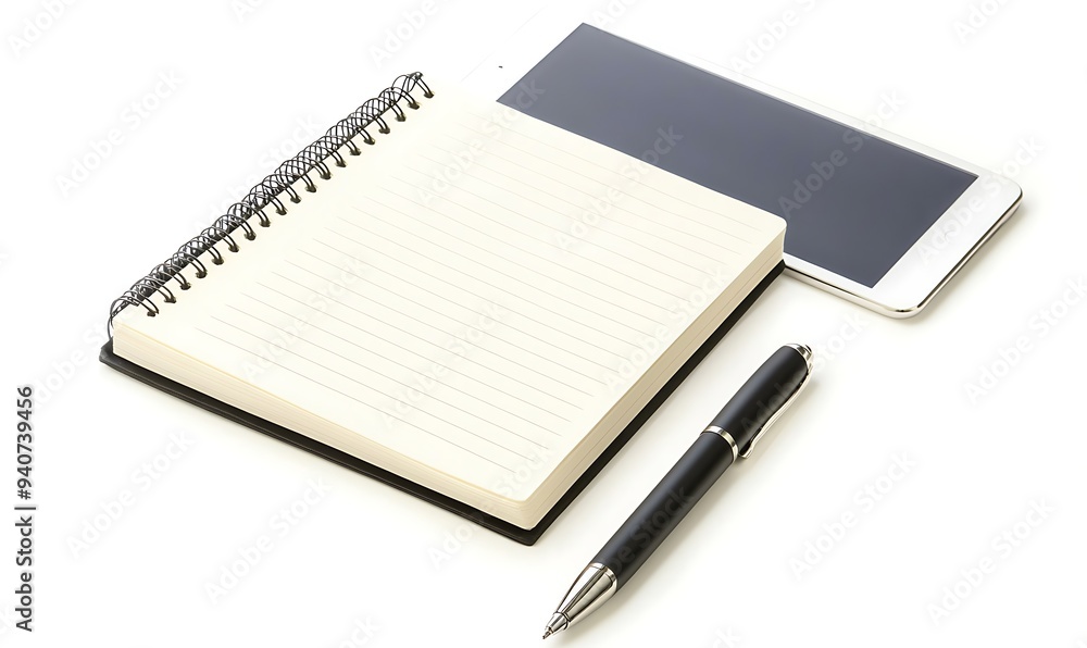 Notebook, Pen, Tablet: Ready to Write Notebook, Pen, Tablet: Ready to Write
