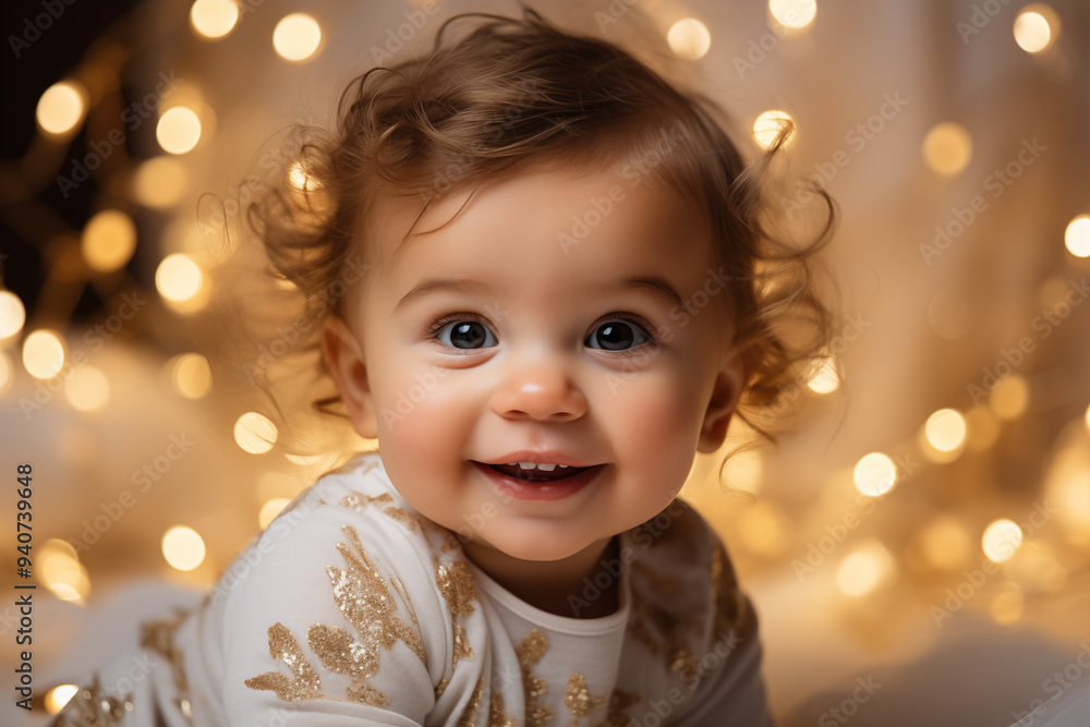 happy baby over christmas lights happy baby over christmas lights