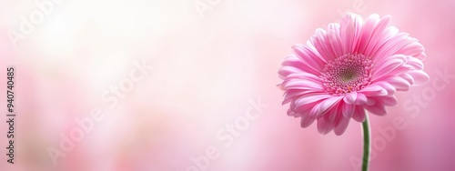  A tight shot of a pink bloom against a backdrop of pink and white Background features a soft, out-of-focus image