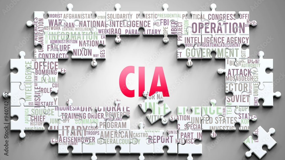 Cia Riddles Cia as a complex subject, related to important topics. Pictured as a ...