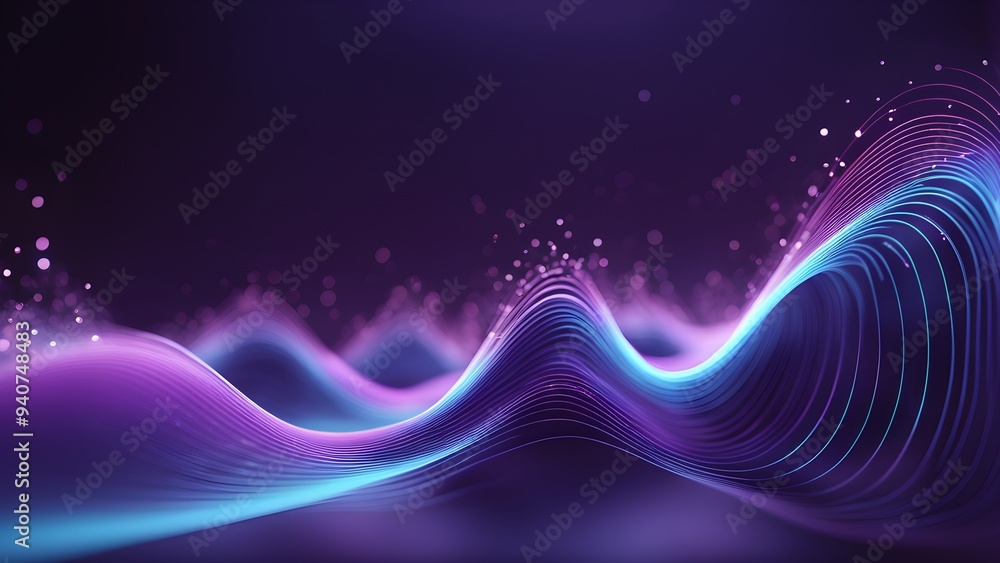 A purple wave with a purple background A purple wave with a purple background