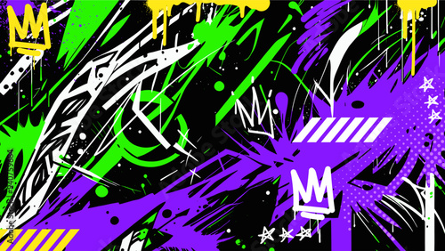 Abstract graffiti background 8