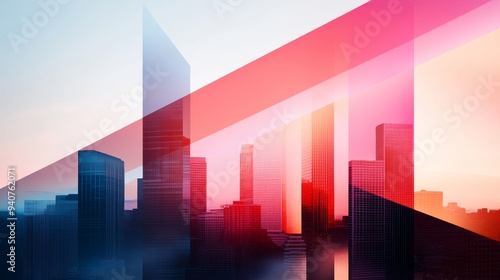 Cityscape silhouette overlaid with bold graffiti typography, neon colors blending with urban structures, dynamic street art energy, grungy textures