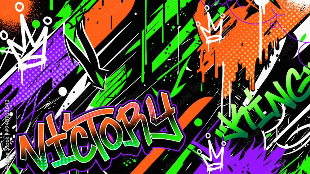 Abstract graffiti background 12 Abstract graffiti background 12