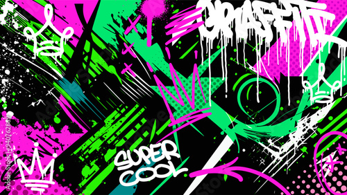 Abstract graffiti background 13