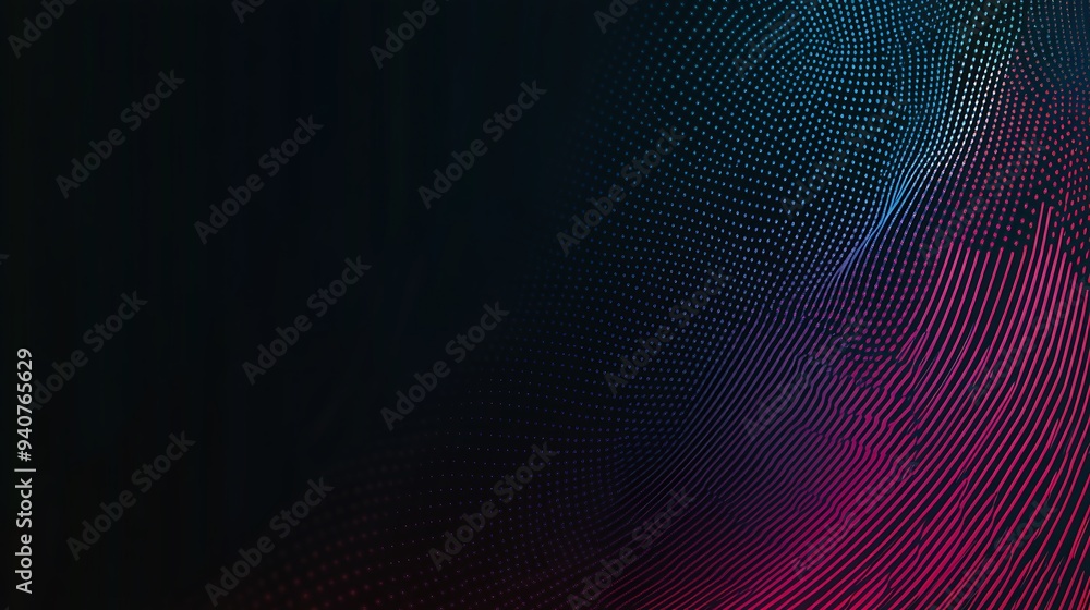 Obraz premium Abstract Gradient Background with Blue and Pink Stripes